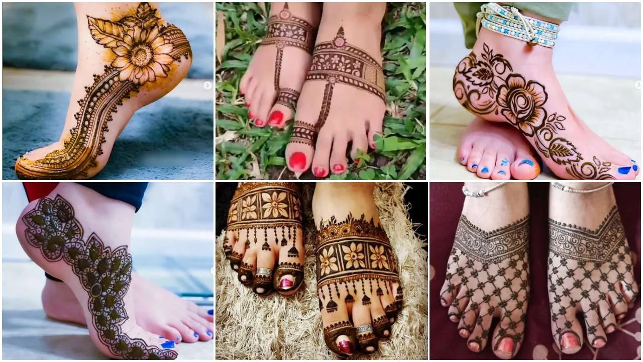 Foot Mehndi Design Ideas