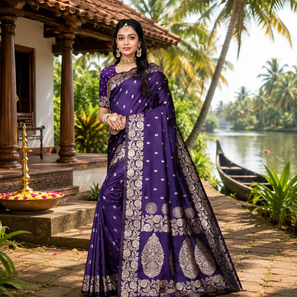 Banarasi Kanjivaram Silk Woven Saree