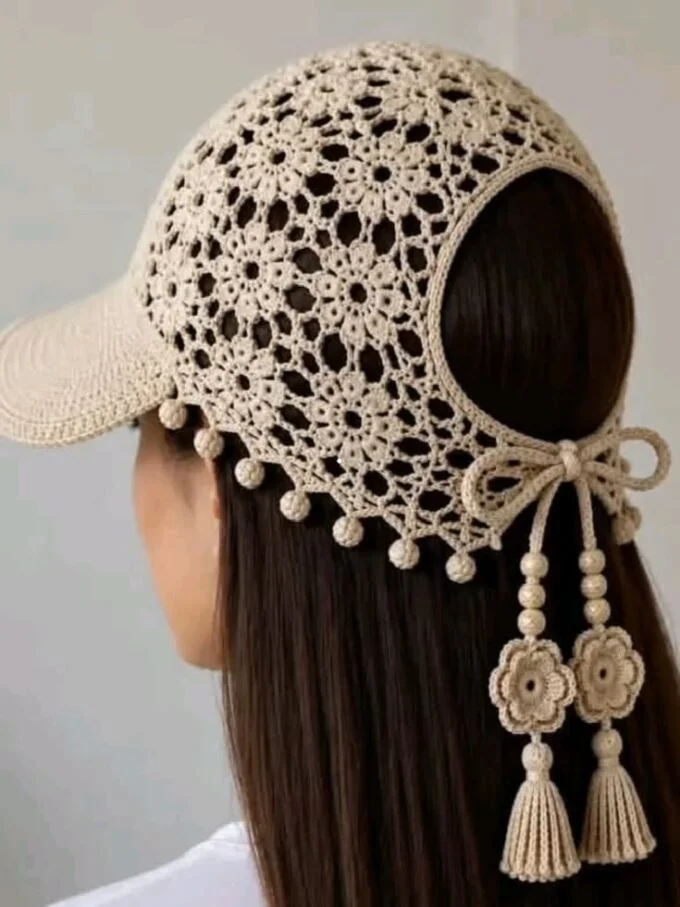 crochet headscarf